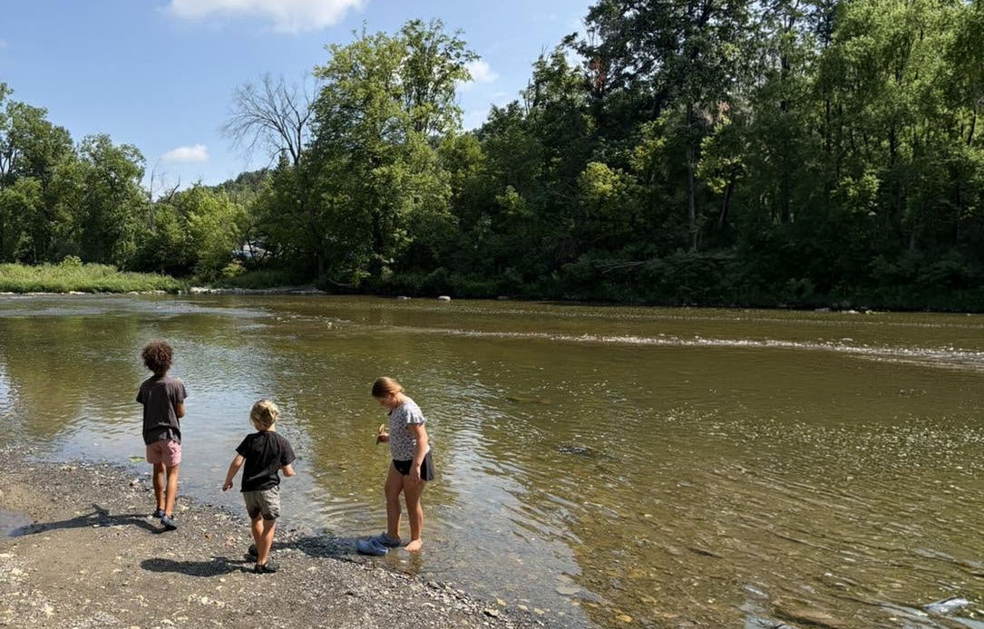 Families gathering in a welcoming homeschool community